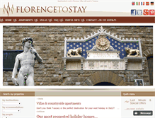 Tablet Screenshot of florencetostay.com